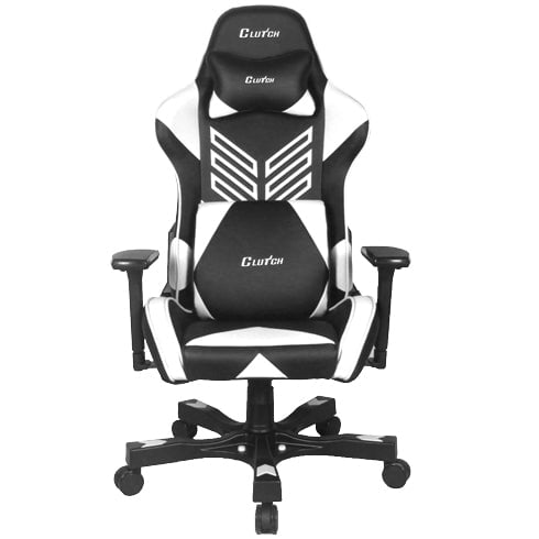 Crank Series - Onlylight (SM-MD) Gaming Chair Clutch Chairz White 
