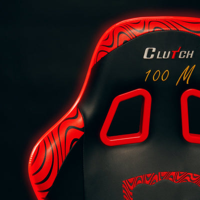 Pewdiepie LED 100 Million Edition Gaming Chair Clutch Chairz 